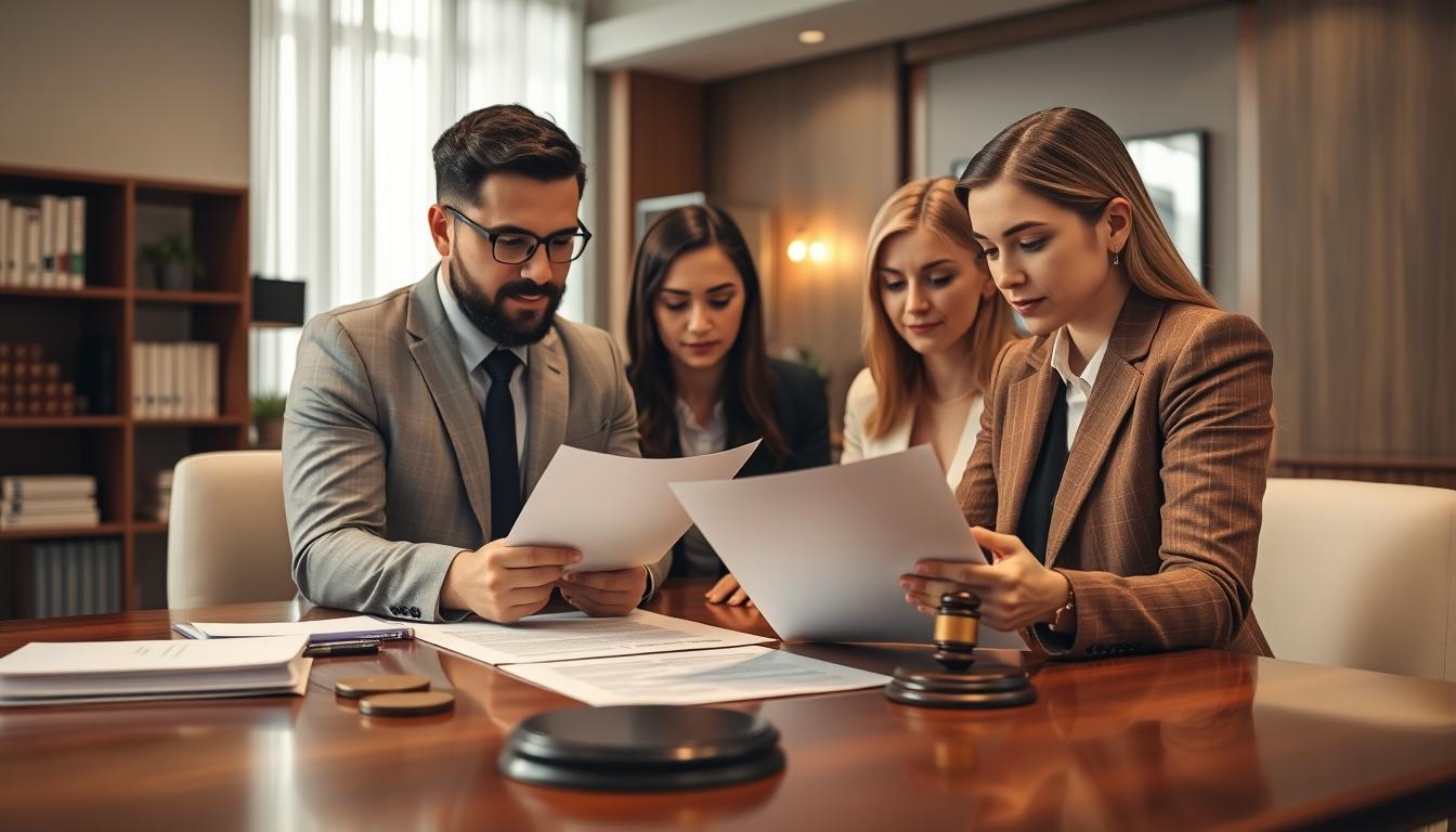 Business agreement signing